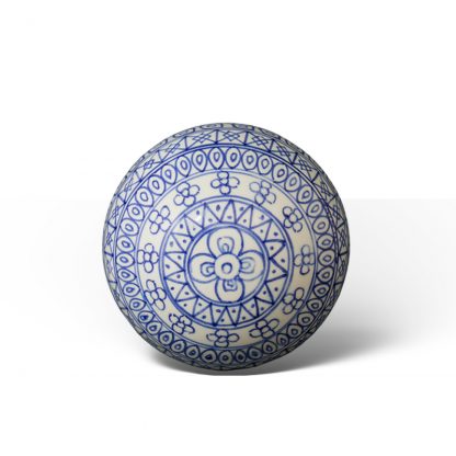 Stratos Blue · Bola de Navidad de cerámica